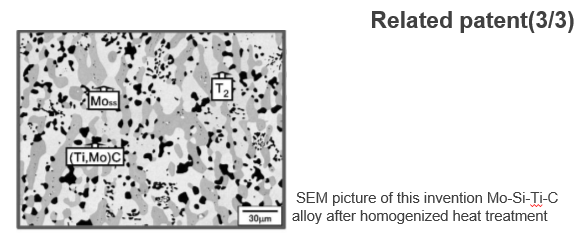 Oxidation resistant Mo-Si-B-Ti-C alloy