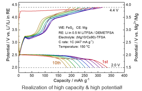 Positive electrode material for magnesium storage battery