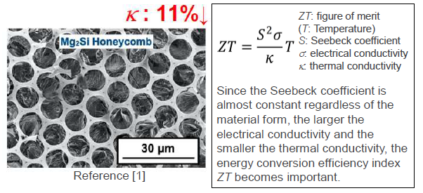 Mg2Si thermoelectric conversion film with reduced thermal conductivity while keeping electrical conductivity