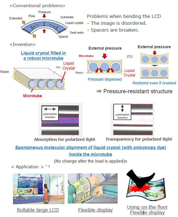 Flexible & Robust Liquid Crystal Displays